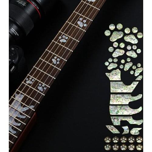 New Fretboard Sticker Guitar Bass Ultra Thin Stickers For Guitarra Electric Guitar Parts Beautiful Music Instrument Decorations