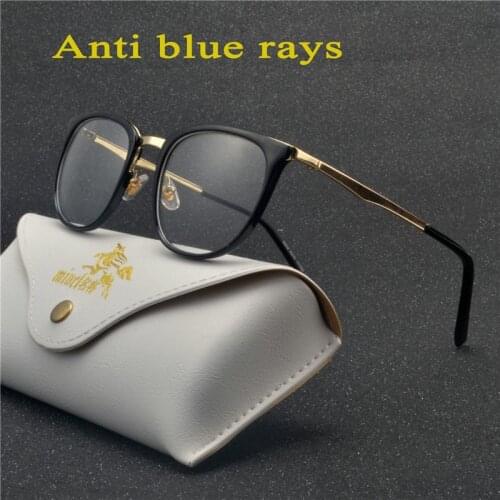 Anti Blue light Glasses Frame women Oversized metal frame Goggles Radiation-resistant Square Computer men Gaming Eyewear NX