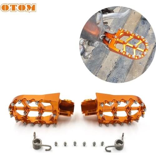 OTOM Motorcycle Front Pedal(Old Year) Modified CNC Foot Pegs FootRest Sill Step Treadle For KTM SX EXC XC TC TE 65-990 Motocross