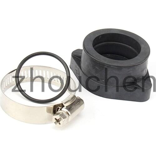 Motorcycle Carburetor Adapter Inlet Intake Pipe Rubber Mat For VM24 PE PWK 28mm Fit 110 125 140 150 160 cc Engine