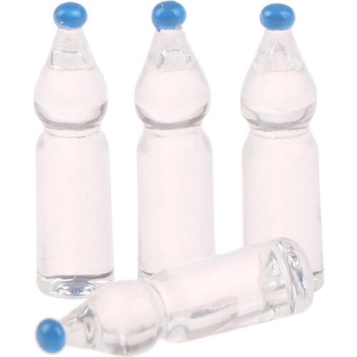 4Pcs/Set Plastic Imitation Mineral Water Bottle Baby Toys American Mini Toy Dolls Miniature Dollhouse Accessories