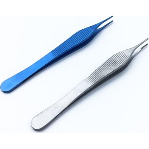 Stainless steel Nose plastic clip tissue forceps nasal plastic surgery 12cm Cartilage tweezers