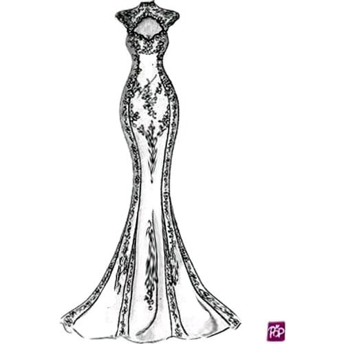 Cutting dies English long skirt metal crafts paper die-cutting /DIY embossing, Easter and New Year