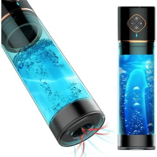 Sex Shop Penis Trainer New Water Bath Penis Pump Penis Enlargement Pump Male Masturbator Delay Enlargement Dick Sex Toys For Men