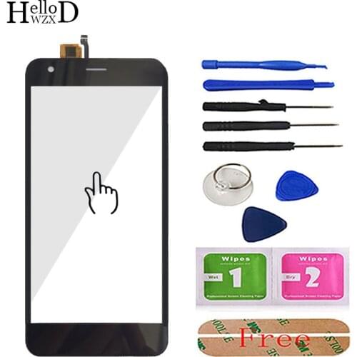 Touch Screen TouchScreen For Fly FS521 FS 521 Touch Screen Digitizer Panel Sensor 5'' Mobile Phone Tools Adhesive