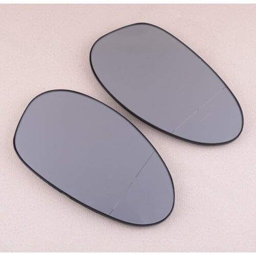 CITALL 2 Pin 1 Pair Car Wing Door Mirror Glass Heated White 51167157246 Fit for BMW E82 E90 E91 E92 3-Series E46 M3 E85 Z4 E86