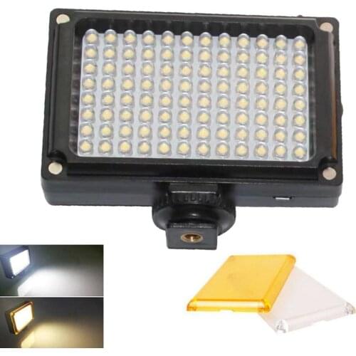 96LED Video DVFT-96LED Rechargable LED Video Light Lamp Studio Photo Wedding Party Fill-in Light for DSLR Camera r25