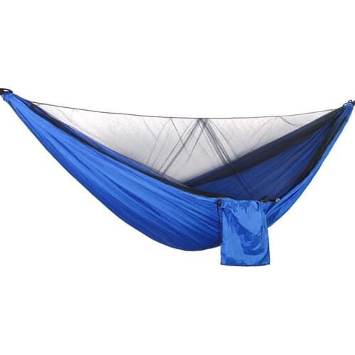 Camping Jungle Outdoor Swing Hammock Fast Open Mosquito Net Sleeping Hanging Bed