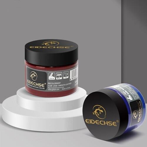 50ml Clean Leather Paint Cleaner Cockpit Repair Kit Renovation 9 Colors Complementary Color Car Seat Scratch Cracks Restoration