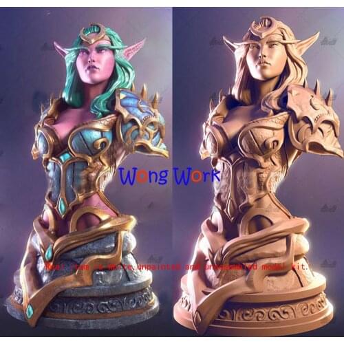 Wong Work Unpainted 1/6 Scale 17cmH 1/4 25cmH 3D Printing Unassembled Garage Kits GK Model Kit Figure Statue TTG-210707-9