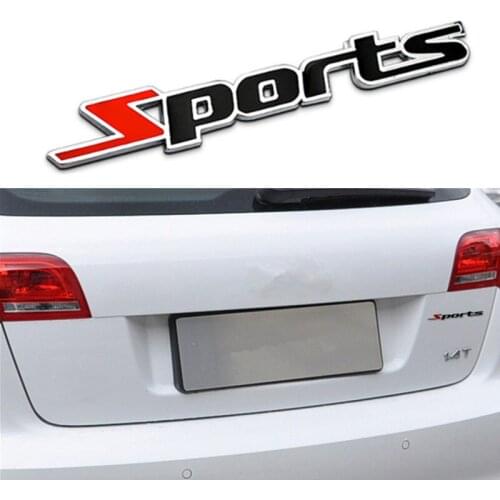 1pcs Car Styling Sport Stickers For Suzuki SX4 SWIFT Alto Liane Grand Vitara Jimny S-Cross Accessories