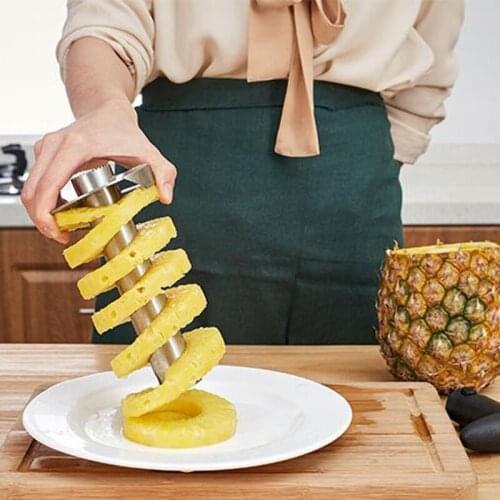 1Pcs Stainless Steel Easy use Pineapple Peeler Accessories Pineapple Slicers Fruit Knife Kitchen Accessories Fruits coring tools
