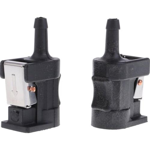 2pcs Female Fuel Line Connector 6mm for Yamaha Outboard Engine Fuel Tank, High Quality