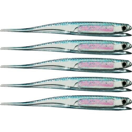 FOVONON Fishing Bait 5pcs Swimbait Fishing Tackle Gig Fly Fishing 90mm 2.6g fishing Soft lures 2020 Lake