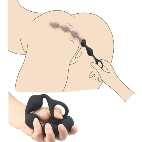 Ass Plug Silicone Butt Plug Anal Beads Ball Sex Toy For Beginners Men Women Couples Anus Masturbator Prostate Massager Erotic