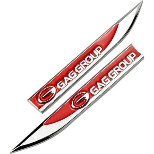Car Accessories Metal Emblem Badge for GAGGROUP Logo for Trumpchi GS4 GS5 GS8 GA3 GA8 GA6 REV Anti Scratch Fender Sticker Decal