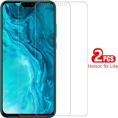 Case on honor 9x lite cover tempered glass screen protector for huawei honor9xlite 9xlite 9 x x9 light protective phone coque 9h