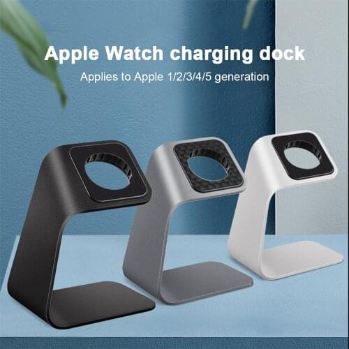 Holder for apple watch Nightstand keeper Aluminum alloy home charging doc Holder Charging Cradle Bracket Accessories