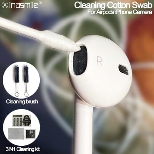 Brush Cleaning Tool for Airpods Pro 2 3 for Xiaomi Airdots for Huawei Freebuds 2 Pro Case Clean Tools Disposable Cotton Stick