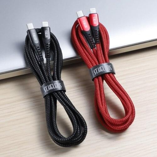 JOYROOM ST-C04 2.4A Type-C to 8 Pin Braided Charging Cable