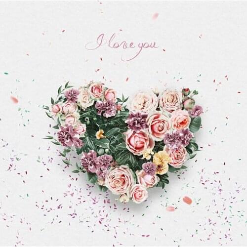 Sweety Heart Vinyl Backdrop for Valentines Day Digital Printed Bokeh Photo Background Studio Wedding Photo Booth
