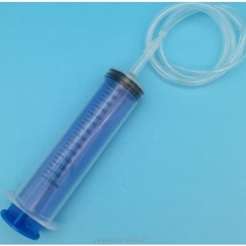 Reusable Plastic Syringe Bubble Syringe Oil Syringe for Extracting Oil Agricultural Fluid Brake Fluid Hose 80cm A12 21 Dropship