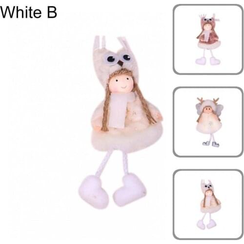 Soft Beautiful Adorable Angel Shape Doll Pendant Plush Hanging Pendant Durable for Party
