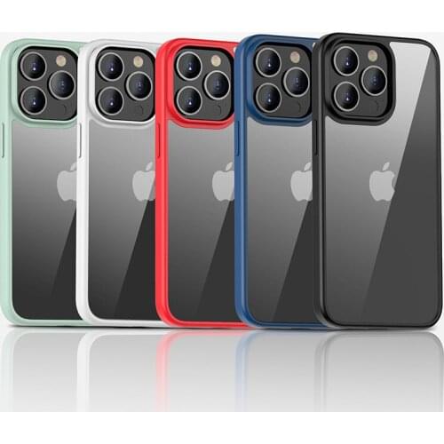 New Transparent Mobile Phone Case for Iphone 13 Pro Max Shockproof Protective Sleeve 12 Pro Max 13 Mini Back Cover Shell