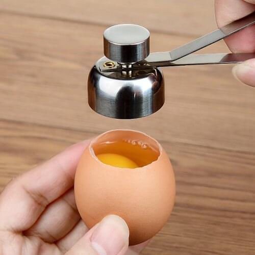 Egg Scissors Stainless Steel Boiled Egg Topper Shell Cutter Knocker Raw Egg Cracker Separator Egg Opener Kitchen Tools Baking