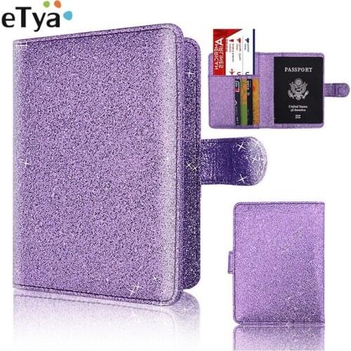 Men Women Travel Passport Cover Wallet Ticket Documents Credit Card Holder Travel Passport Holder Business Wallets Purse