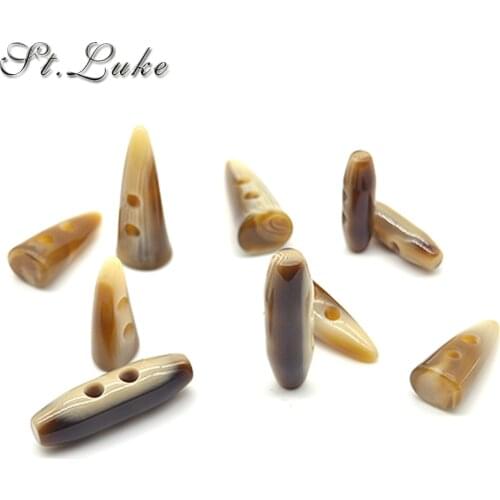 New hot sale 10pcs/lot superior quality coffee resin horn button for overcoat jacket bag cloth garment Accessory Sewing DIY