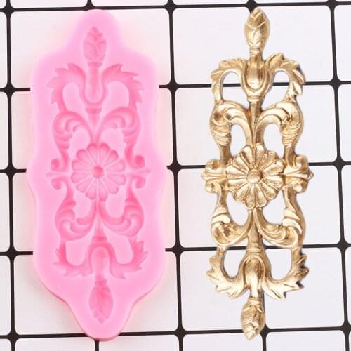 European Style Relief Daisy Silicone Lace Mold Cake Border Fondant Cake Decorating Tools Candy Chocolate Kitchen Baking Mould