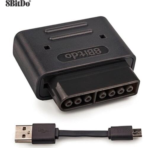 8BitDo Retro Receiver For SNES SF-C Snes Version Bluetooth Adapter for PS3 PS4 Controller for Nintendo Wii U Pro Controller