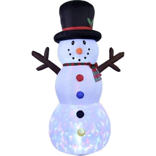 Christmas Snowman Cute Inflatable Model Christmas Decoration for Outdoor Courtyard Lawn Decor