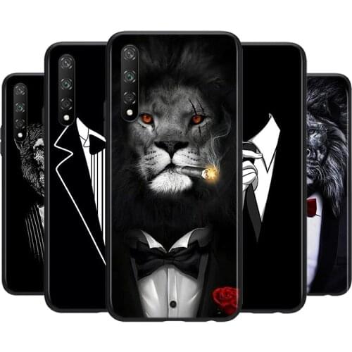 Silicone Cover Man Suit Shirt Tie For Huawei Y9S Y6S Y8S Y8P Y9A Y7A Y7P Y5P Y7 Y6 Y5 Pro Prime 2019 2018 Phone Case