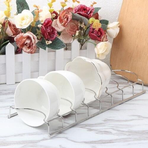 Stainless Steel Dish Drainer Kitchen Dishes Rack Bowl Plate Cup Drying Organizer Holder Shelf Cooking Stand Accessories Storage