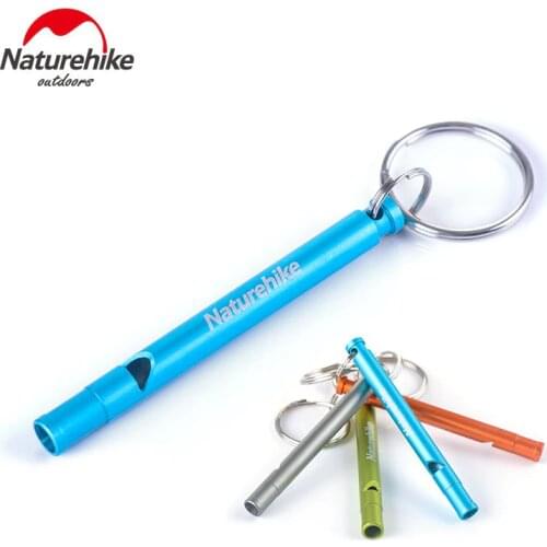 Naturehike Outdoor Survival Whistle Train Whistle Aluminum Alloy Camping EDC Tool Gear Escape Accessory 4Colors 7cm