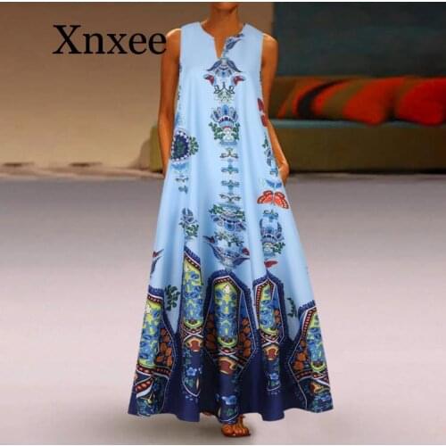 Xnxee Linen Summer Dresses