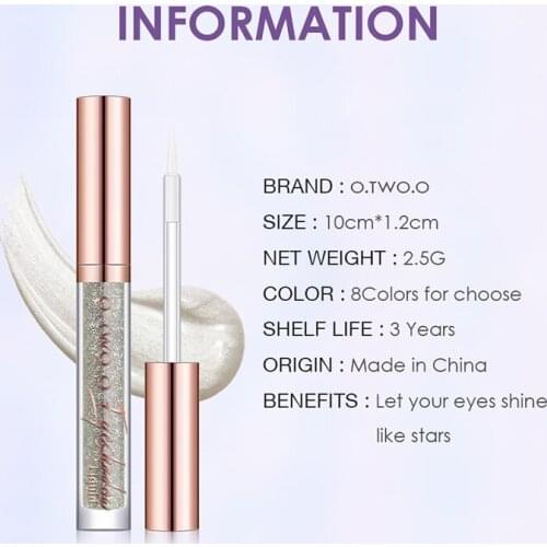 Liquid Glitter Eyeshadow Long Lasting Shining Shimmer Makeup Tool for Party Festival Makeup MH88
