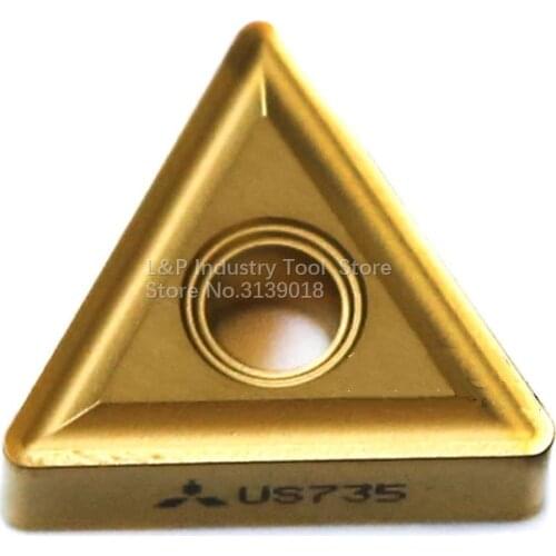 100% New Original Good Quality TNMG160408-MS US735 Carbide Inserts TNMG160408MS US735 CNC Turning Tool For Stainless Steel