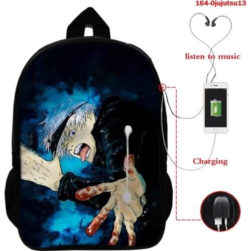2021 Jujutsu Kaisen Student School Bags Kids School Backpack Teenage Boys Childrens Mochilas Anime Children College School Bags