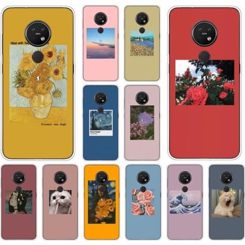29AS Vingate Vincent Van Gogh Pantone Aesthetic art soft Silicone Cover Case for Nokia 4.2 5.2 7.2 cover funda