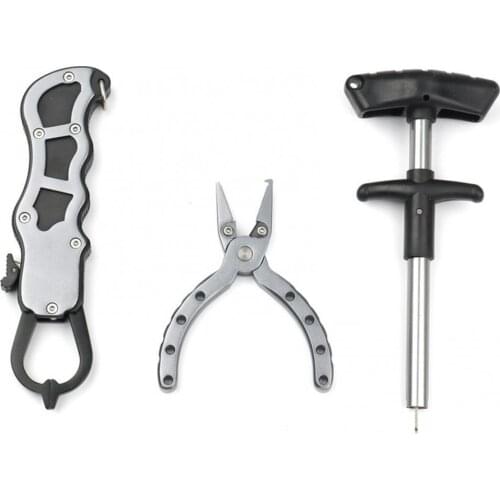 3Pcs/Set Fish Plier Braid multi Tool scissor Opener tackle Control remover lure bait Cutter fly Line Wire Fisherman Split Ring