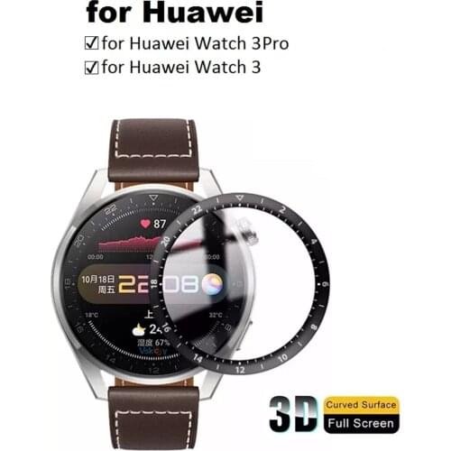 3D Watch 3 Pro Film For Huawei Watch 3 Pro Watch 3Pro Soft Full Cover Smartwatch Screen Protector For Huawei Watch3 Pro No Glass