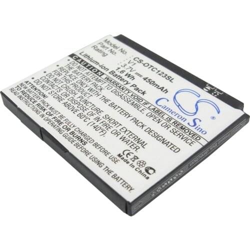 CS 450mAh/1.66Wh battery for Alcatel OT-C123, OT-C123A V1