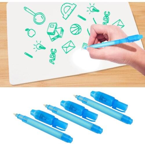 3pcs Invisible Ink Pen Highlighter Marker for Secret Message Birthday Party