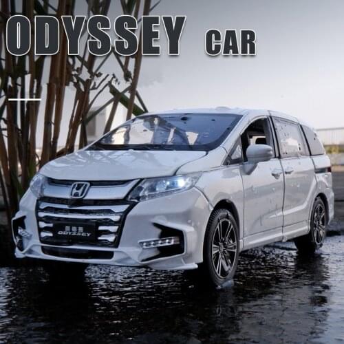 1:32 HONDA Odyssey MPV Alloy Car Model Diecast & Toy Vehicles Metal Car Model Sound and light Pull Back Collection Kids Toy Gift