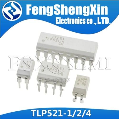 10pcs/lot TLP521-1 TLP521-2 TLP521-4 DIP-4/8/16 SOP-4/8/16 HIGH DENSITY MOUNTING PHOTOTRANSISTOR OPTICALLY COUPLED ISOLATORS