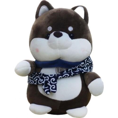 Stuffed Doll Husky Dog Shape Collection Plush Cartoon Animal Pillow Cushion for Gifts