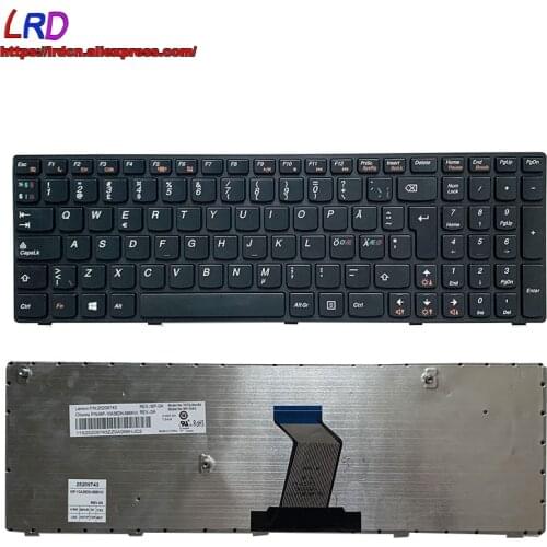 NDC Nordic Keyboard for Lenovo B570 B570e B575 B575e B590 Z570 Z575 V570 V570C V575 V580 Laptop 25209743 25204633 25204663